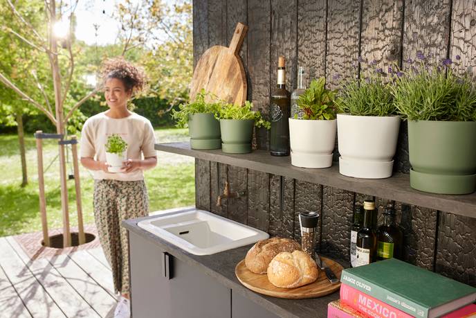 greenville round 18cm wit